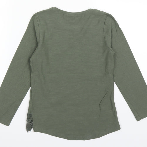 I love girls wear Girls Green   Basic T-Shirt Size 8 Years