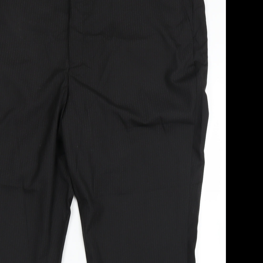 Jacamo Mens Black Striped  Trousers  Size 48 L28 in