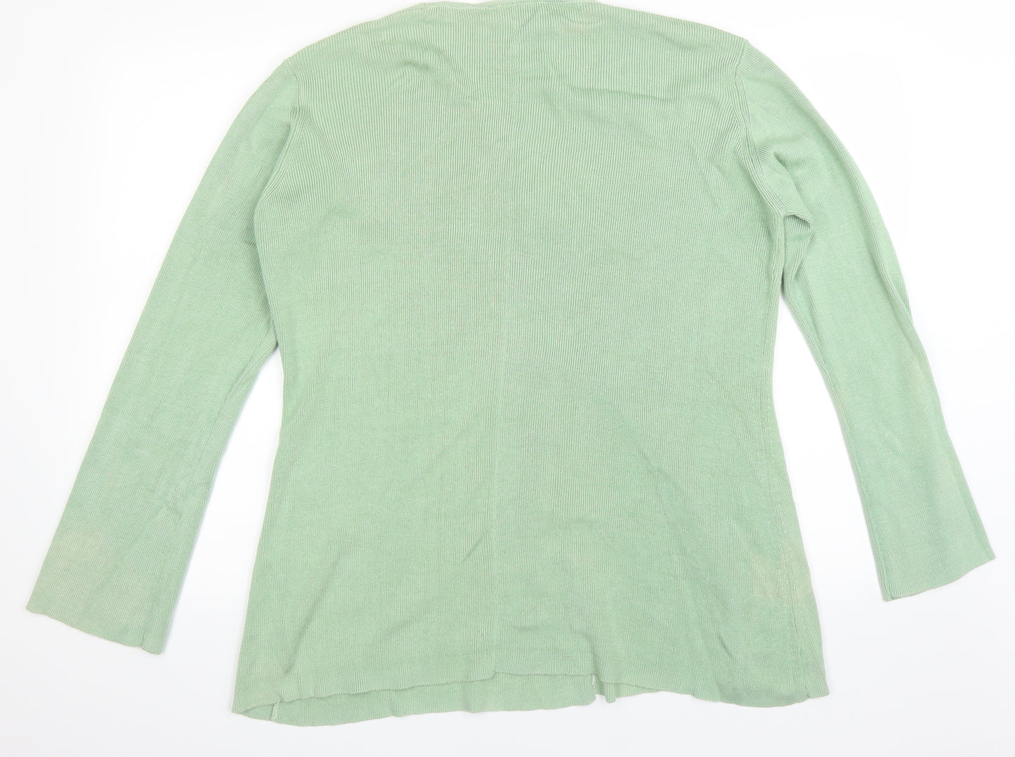 Principles Womens Green   Cardigan Jumper Size 18