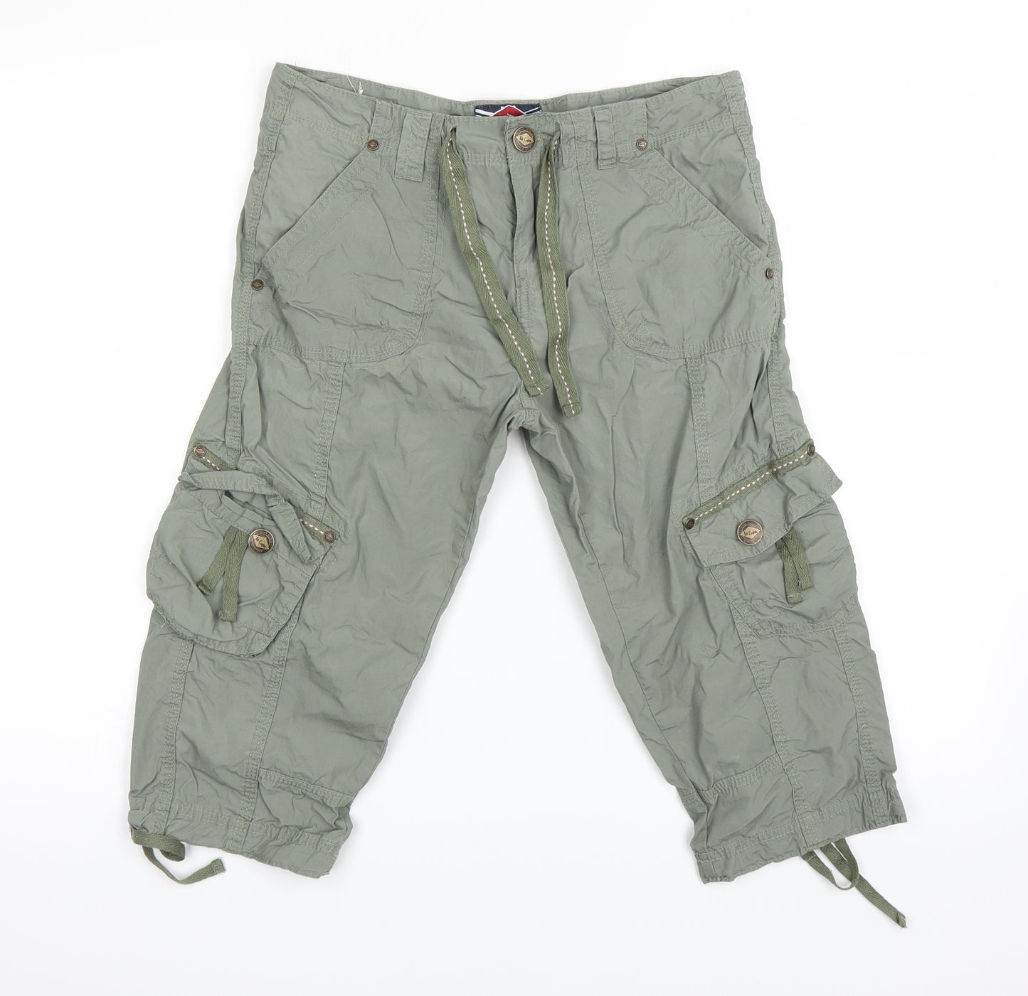 Lee Cooper Womens Green   Cargo Shorts Size 8