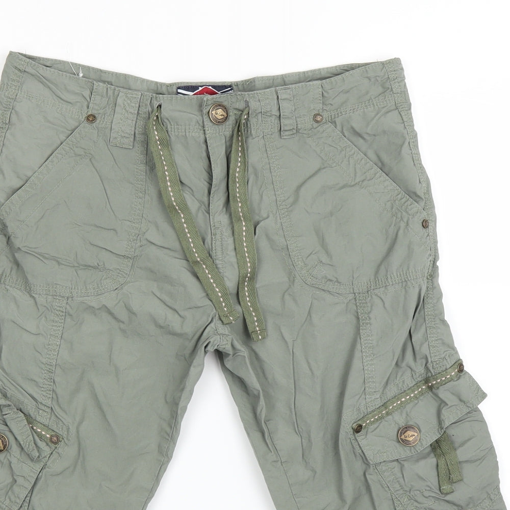 Lee Cooper Womens Green   Cargo Shorts Size 8