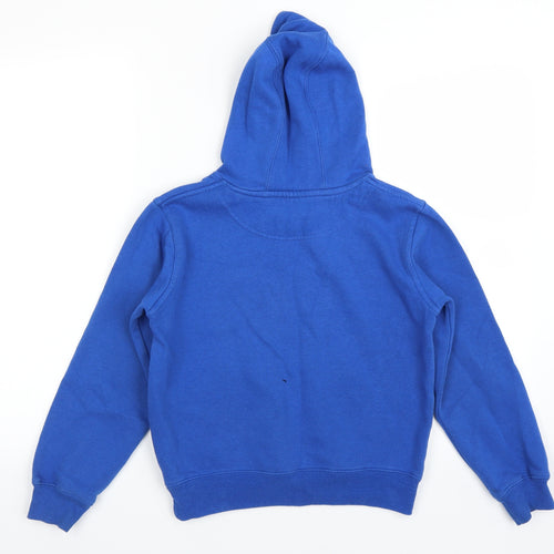 Penguin Boys Blue   Pullover Hoodie Size 10-11 Years