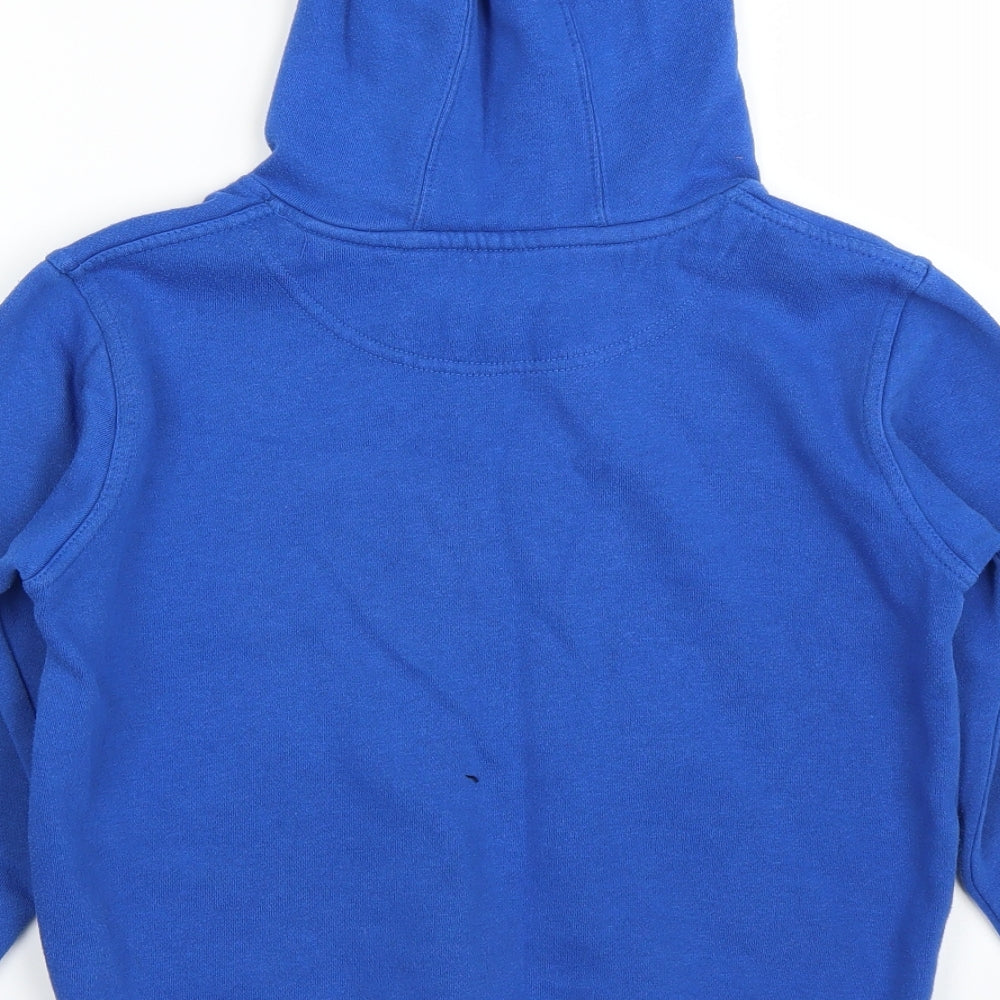 Penguin Boys Blue   Pullover Hoodie Size 10-11 Years