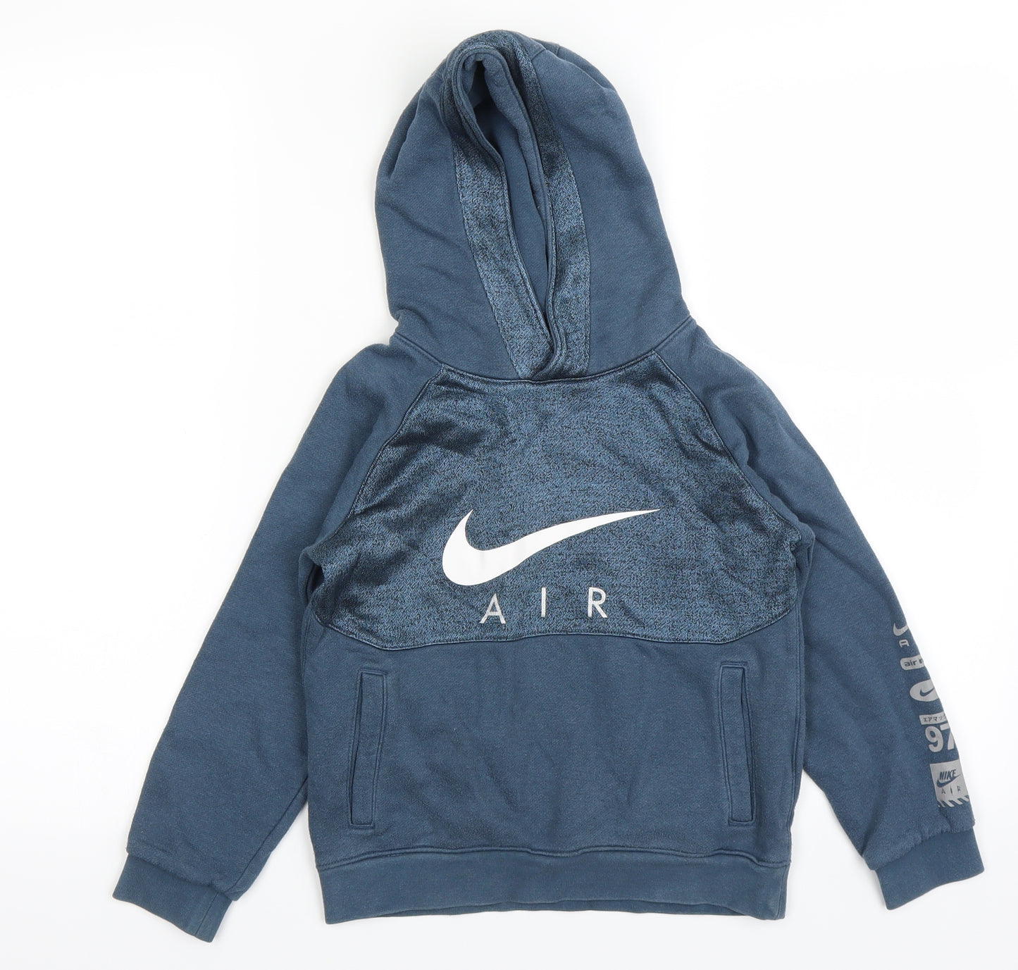 Nike Boys Blue   Pullover Hoodie Size 7 Years