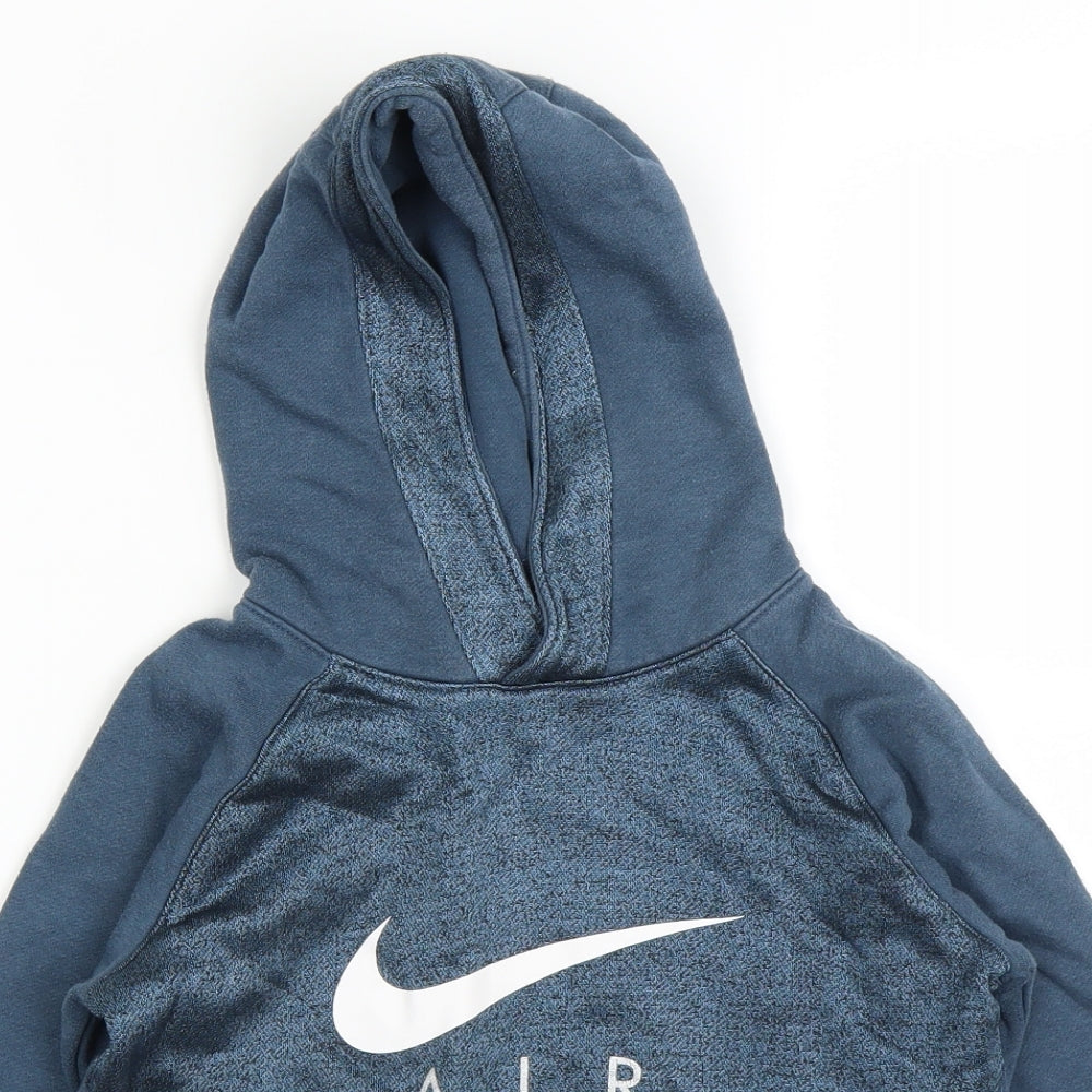 Nike Boys Blue   Pullover Hoodie Size 7 Years