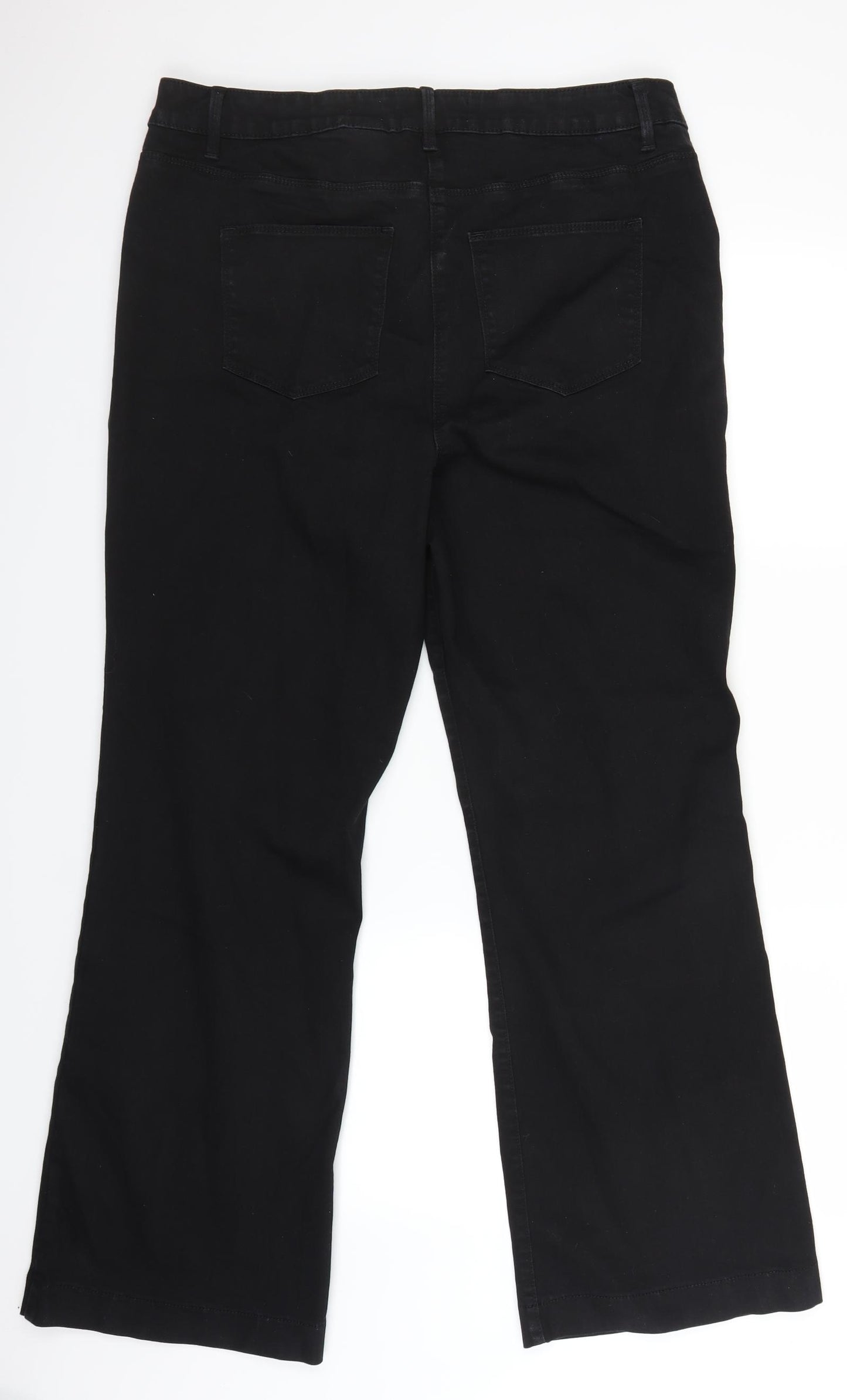 NEXT Womens Black   Bootcut Jeans Size 20 L31 in