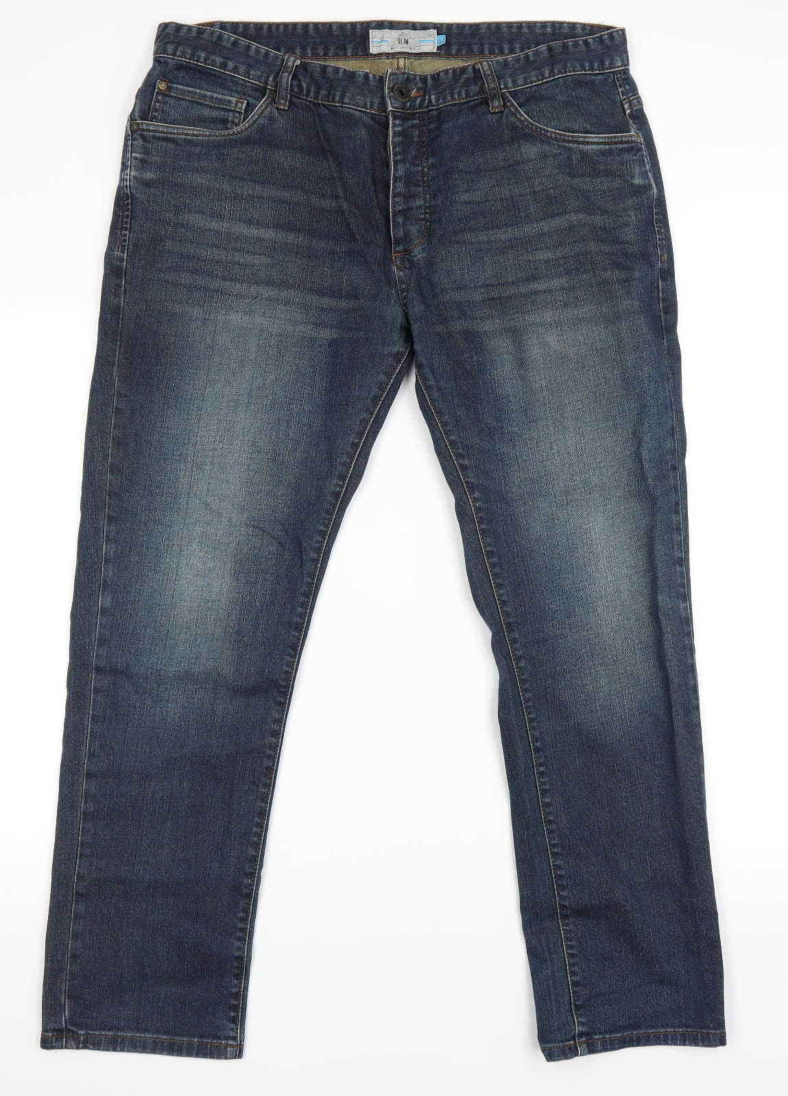 NEXT Mens Blue   Straight Jeans Size 36 L29 in - slim