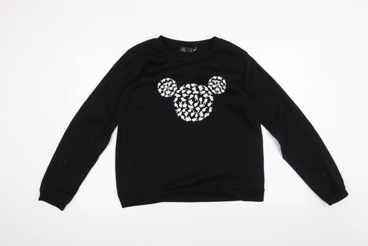 Front view of Preworn women’s black jumper, size XL
