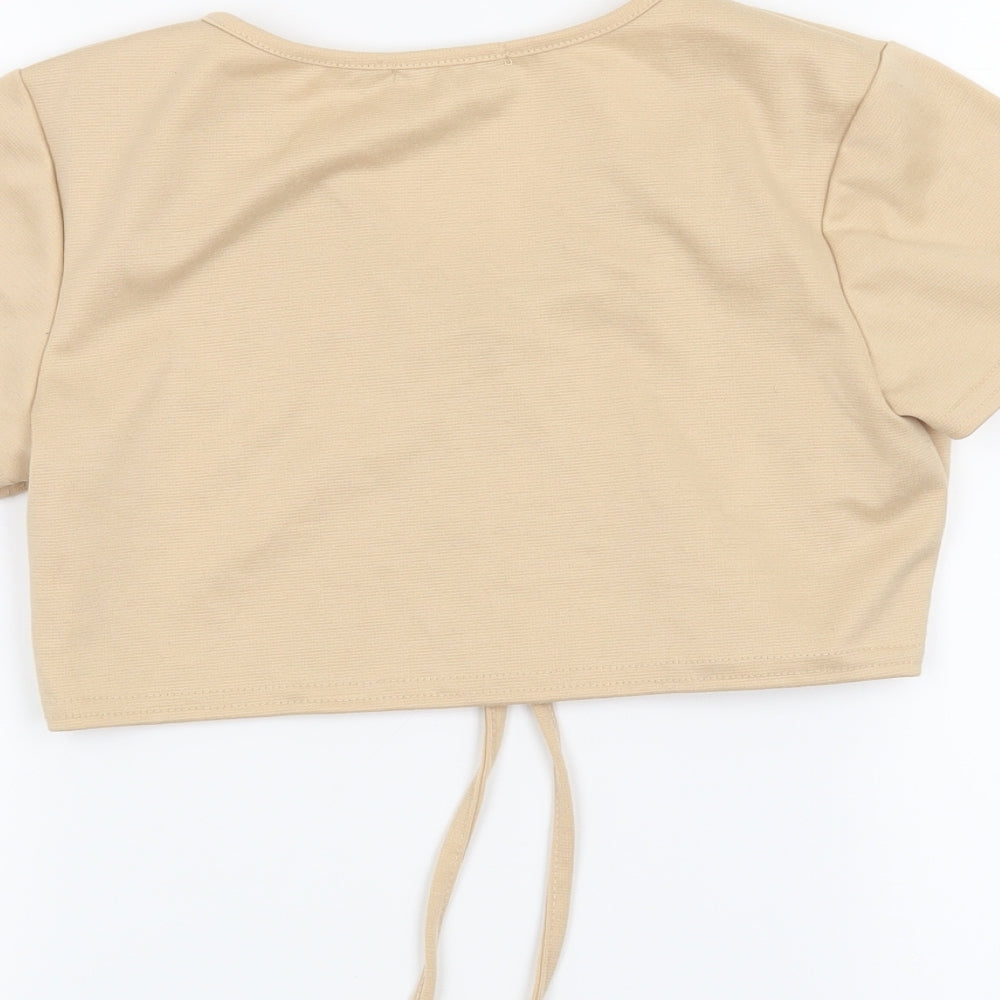 struct collective Womens Pink   Cropped T-Shirt Size 12
