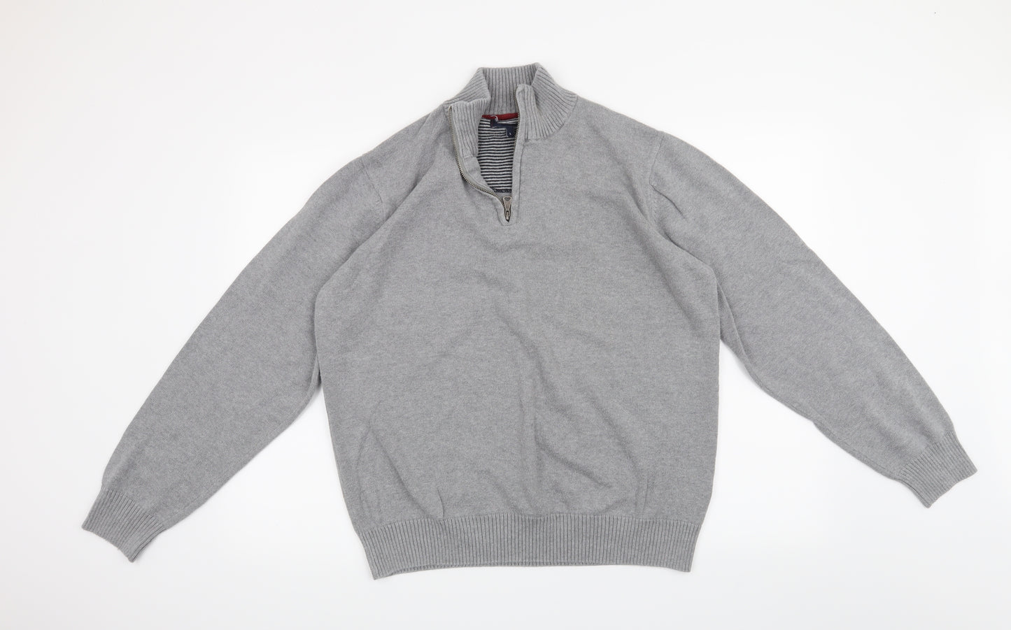 M&S Mens Grey   Pullover Jumper Size L