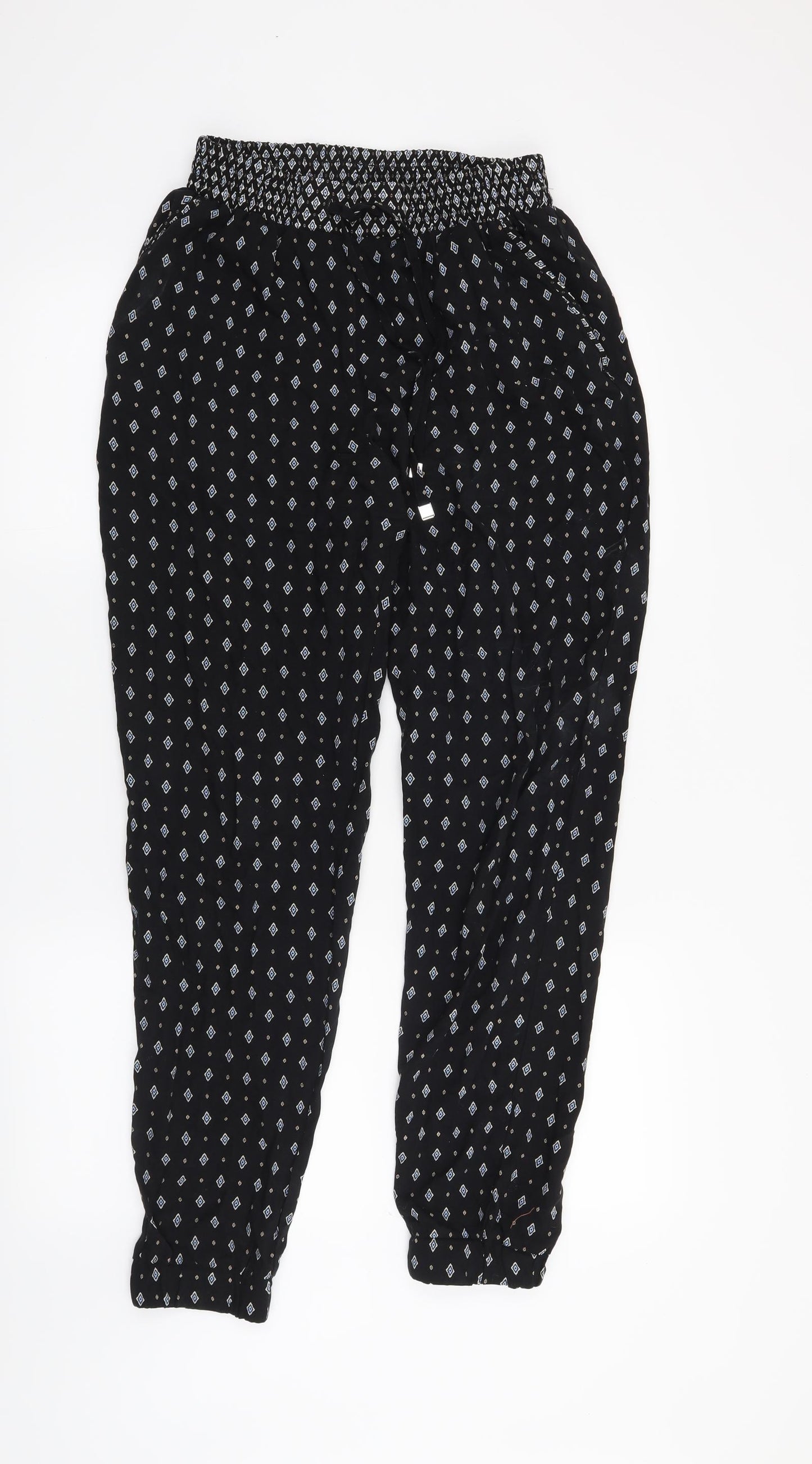New Look Womens Black   Trousers  Size 8 L28 in