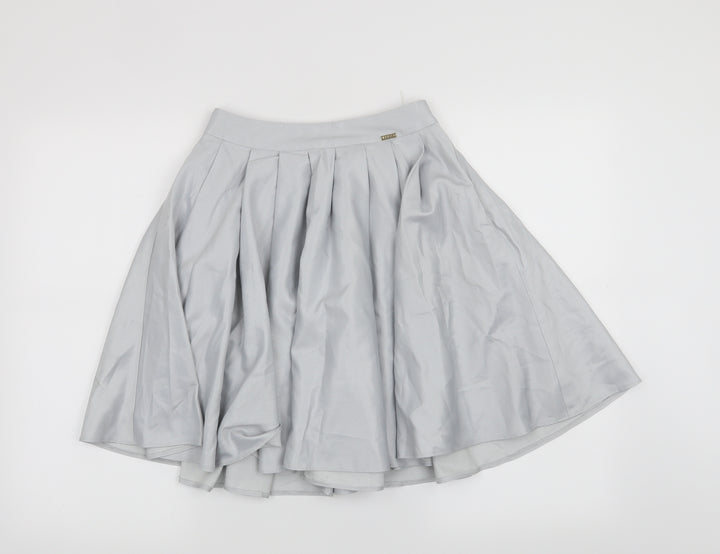 Mohito Womens Grey Pleated Skirt Size 6
