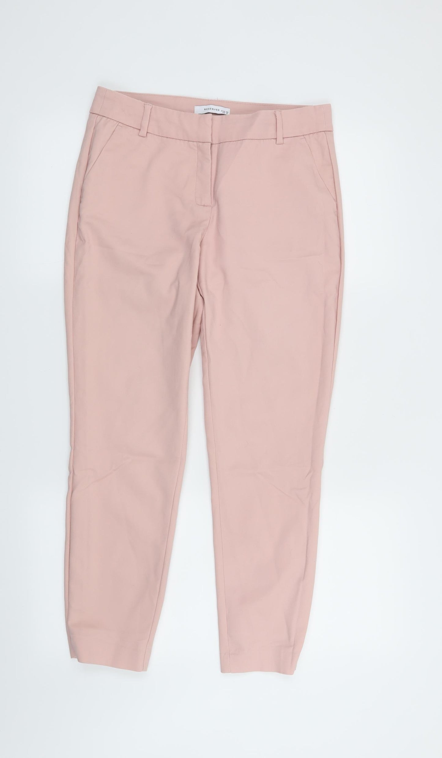 RESERVED Womens Pink   Trousers  Size 8 L25 in