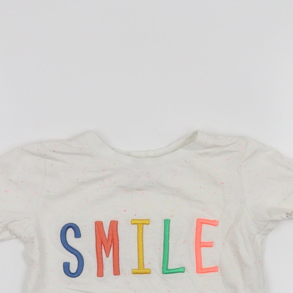 Primark Girls White   Basic T-Shirt Size 24 Months