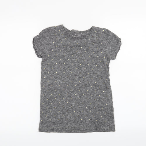 NEXT Girls Grey   Basic T-Shirt Size 10 Years