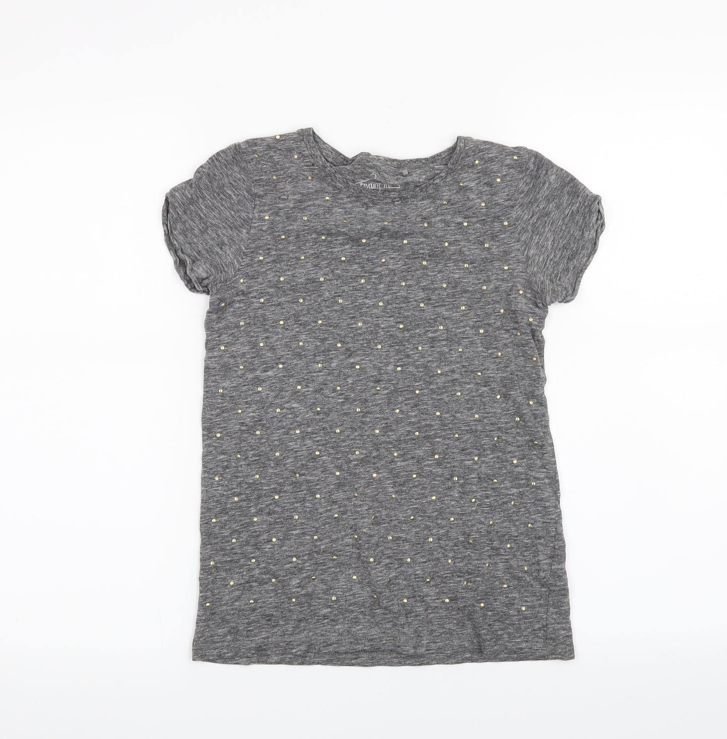 NEXT Girls Grey   Basic T-Shirt Size 10 Years