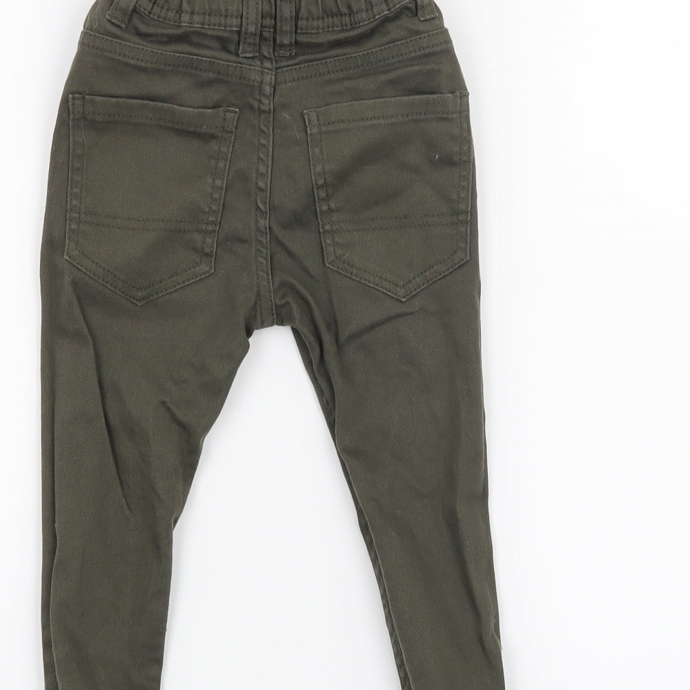 Denim & Co. Boys Green   Cropped Jeans Size 18-24 Months