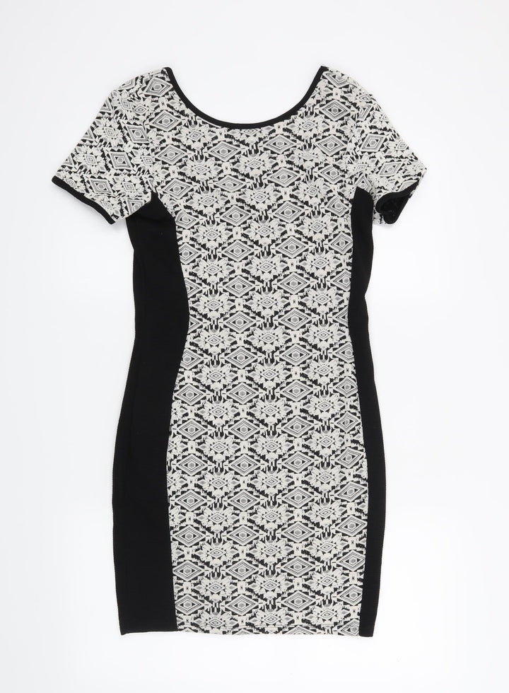 River Island Womens Black Bodycon Size 10