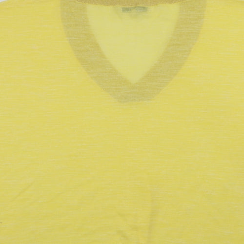 NEXT Womens Yellow   Basic T-Shirt Size L