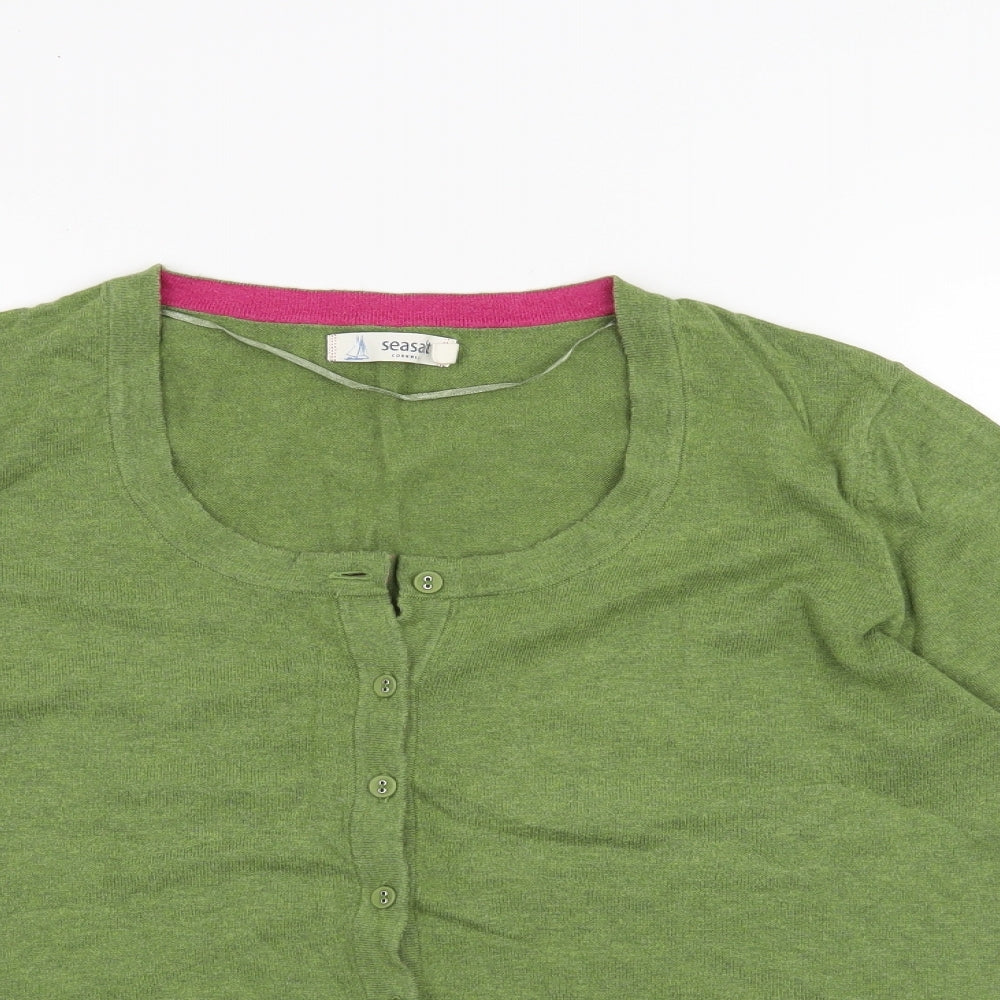 Seasalt cornwall Womens Green   Cardigan Jumper Size 14