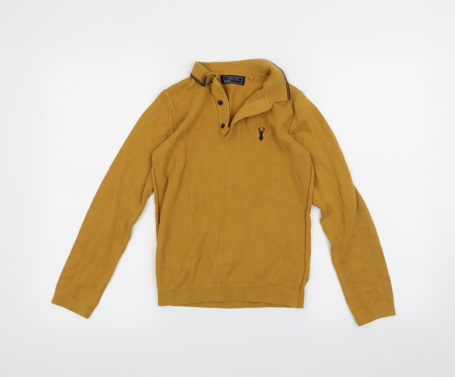 NEXT Boys Yellow   Basic T-Shirt Size 10 Years