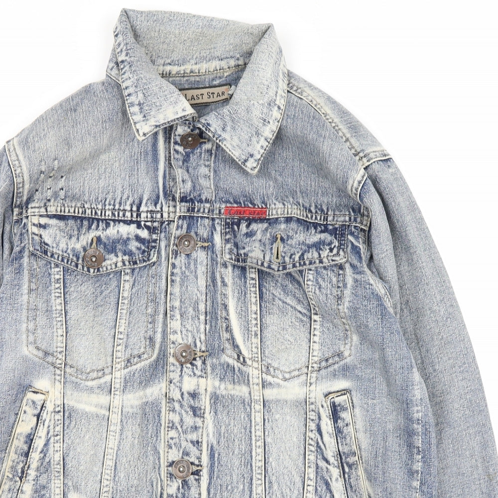 LAST STAR Womens Blue  Denim Jacket  Size L