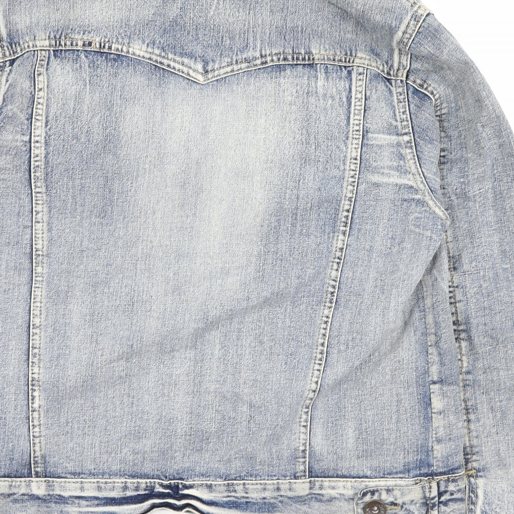LAST STAR Womens Blue  Denim Jacket  Size L