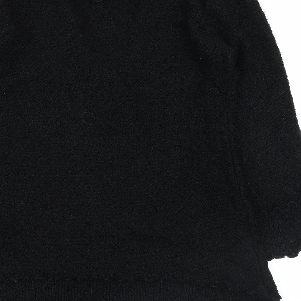 Janique Womens Black   Cardigan Jumper Size 12