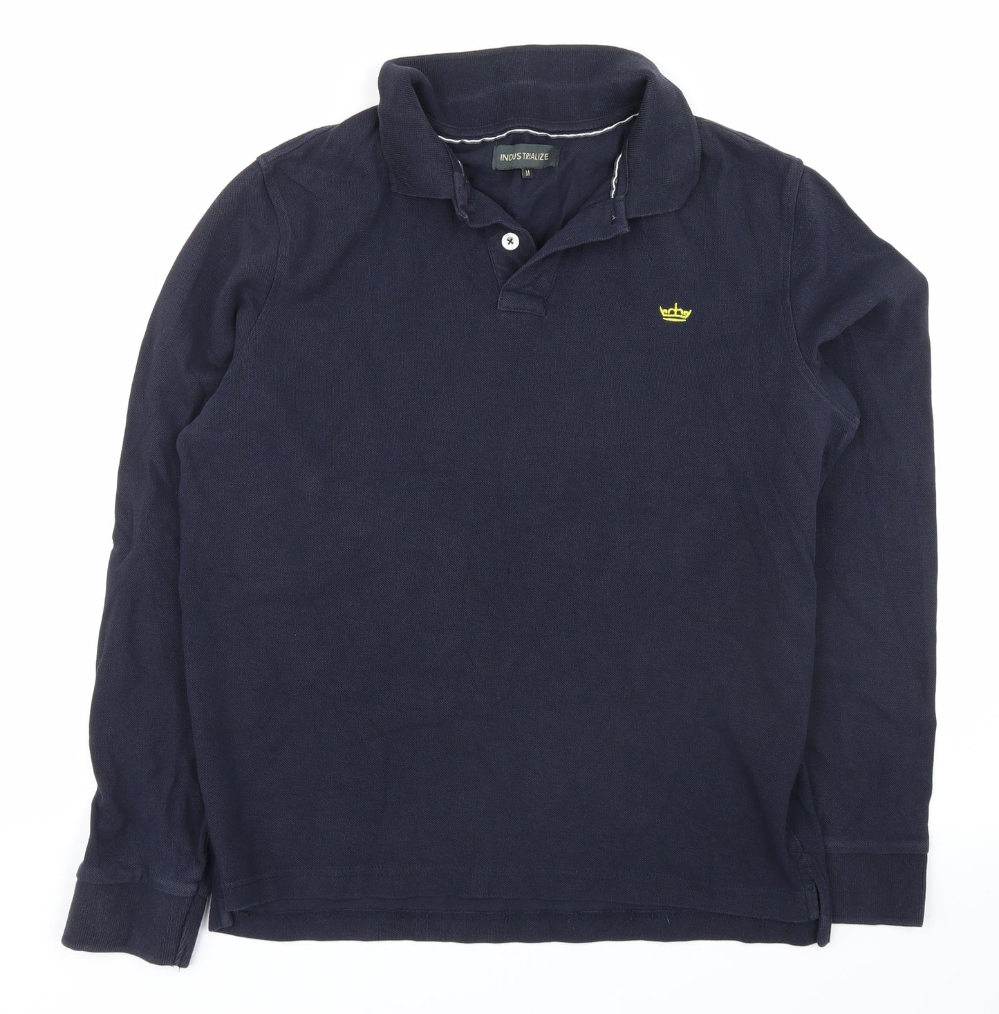 Industrialize Mens Blue    Polo Size M