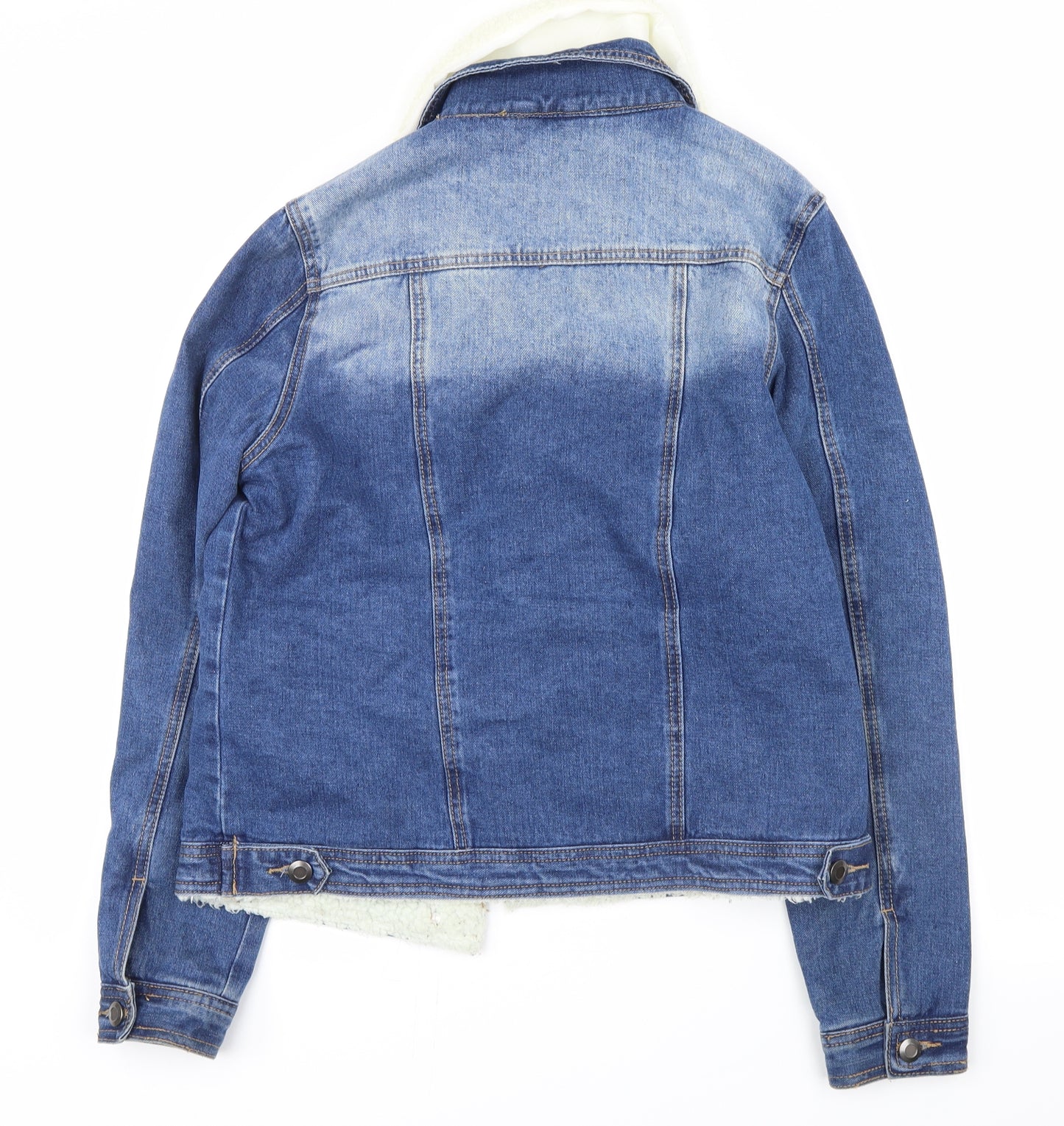 Boohoo Womens Blue  Denim Jacket  Size 14