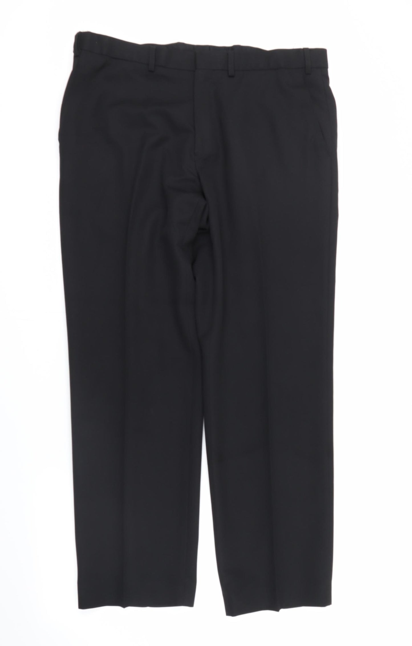 Marks and Spencer Mens Black   Trousers  Size 36 in
