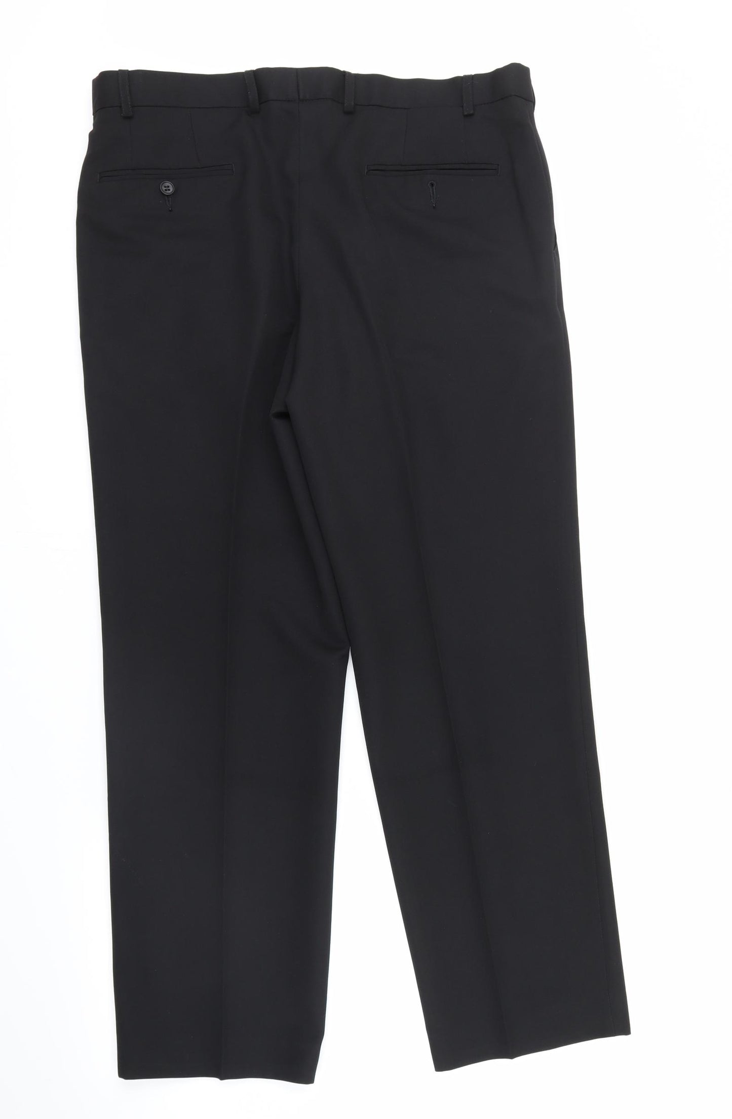 Marks and Spencer Mens Black   Trousers  Size 36 in