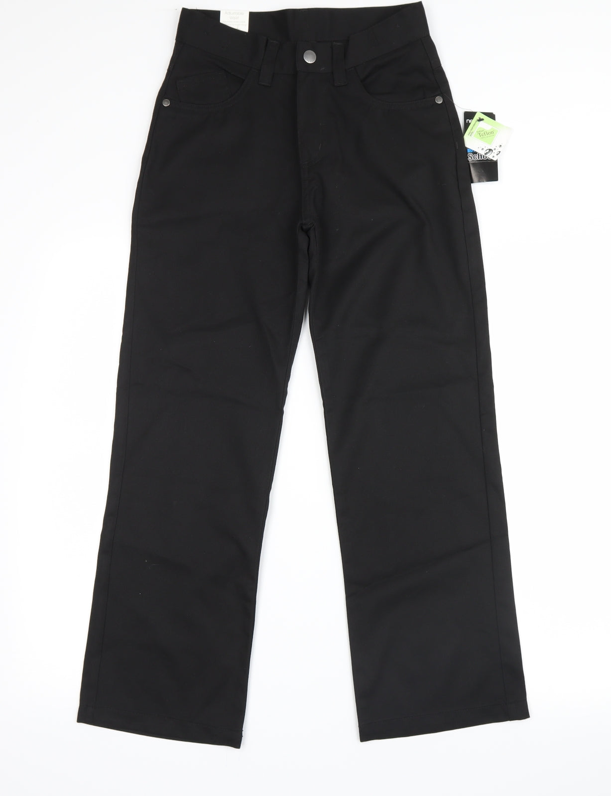 NEXT Boys Black   Chino Trousers Size 11 Years