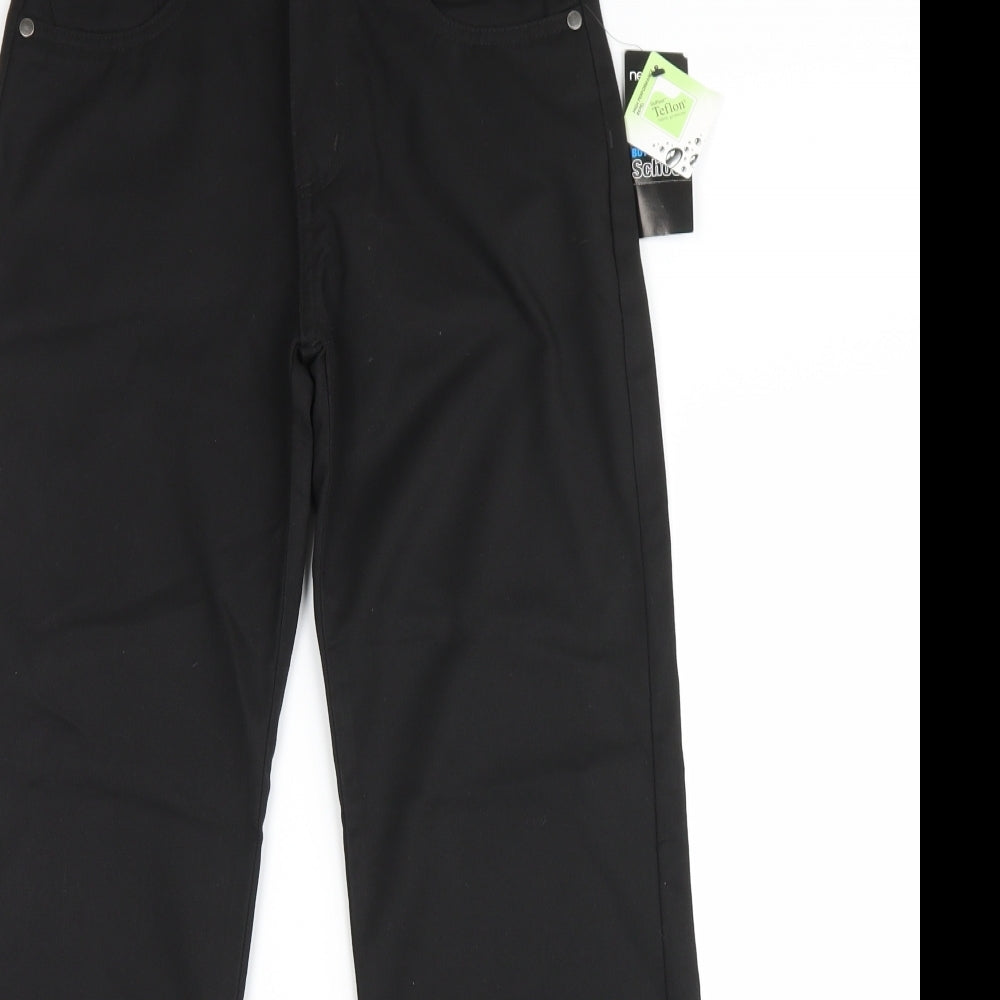 NEXT Boys Black   Chino Trousers Size 11 Years