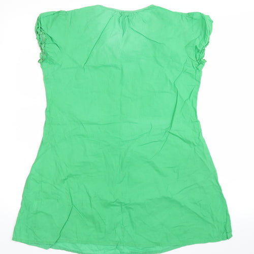 people Womens Green   Basic Blouse Size M