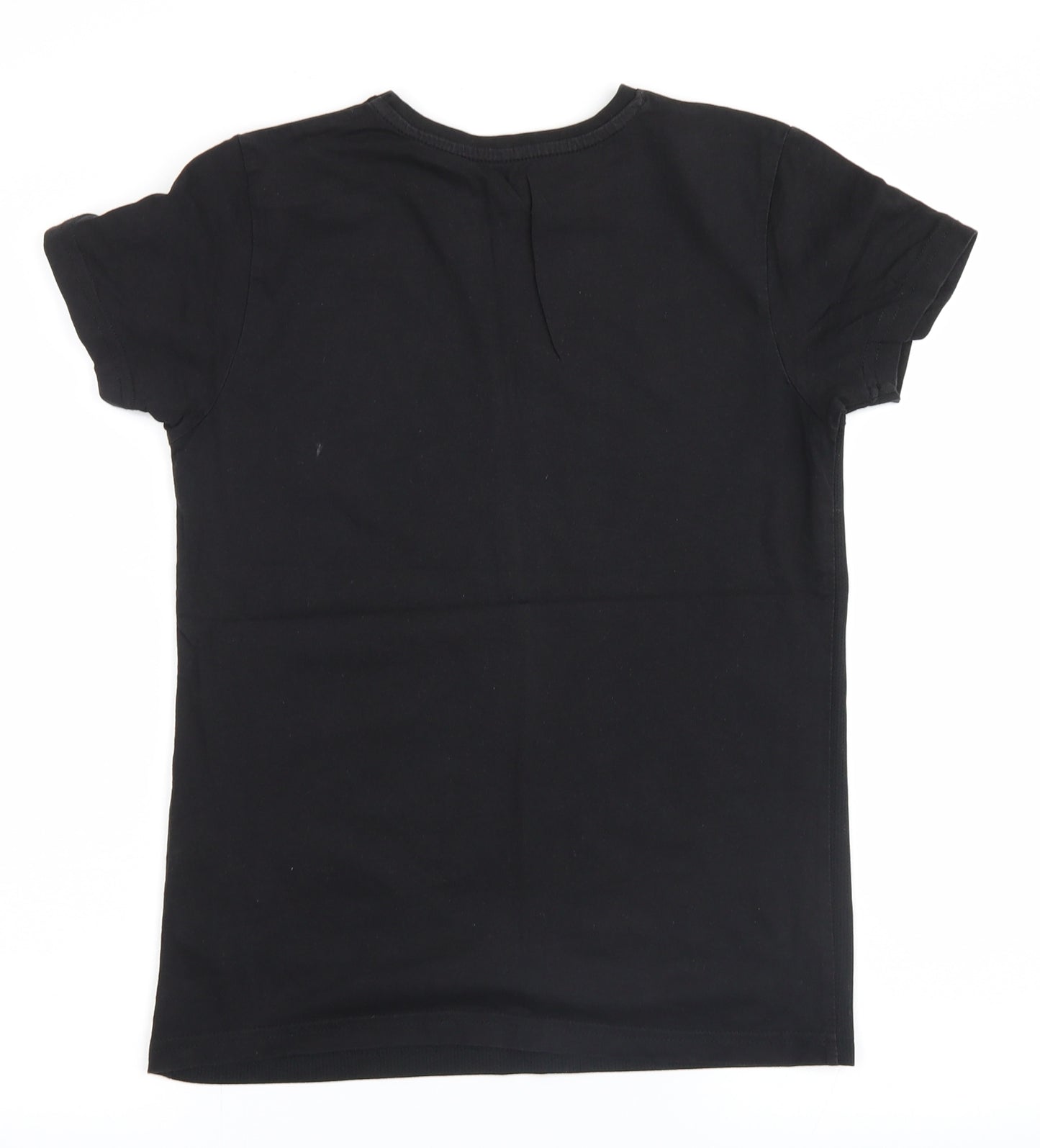Primark Boys Black   Basic T-Shirt Size 10-11 Years  - manhatten