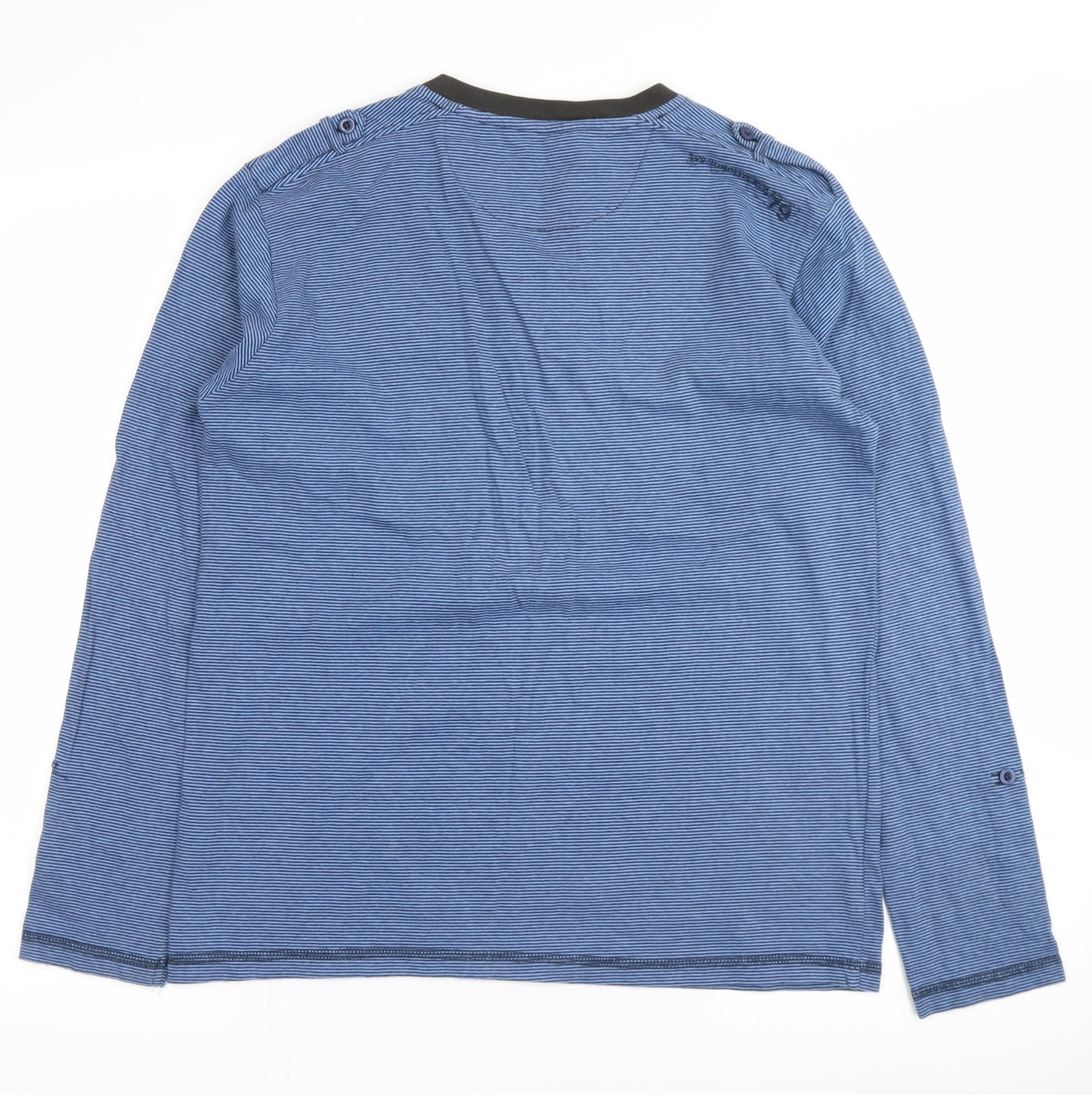 George Boys Blue Striped  Pullover Sweatshirt Size 13-14 Years