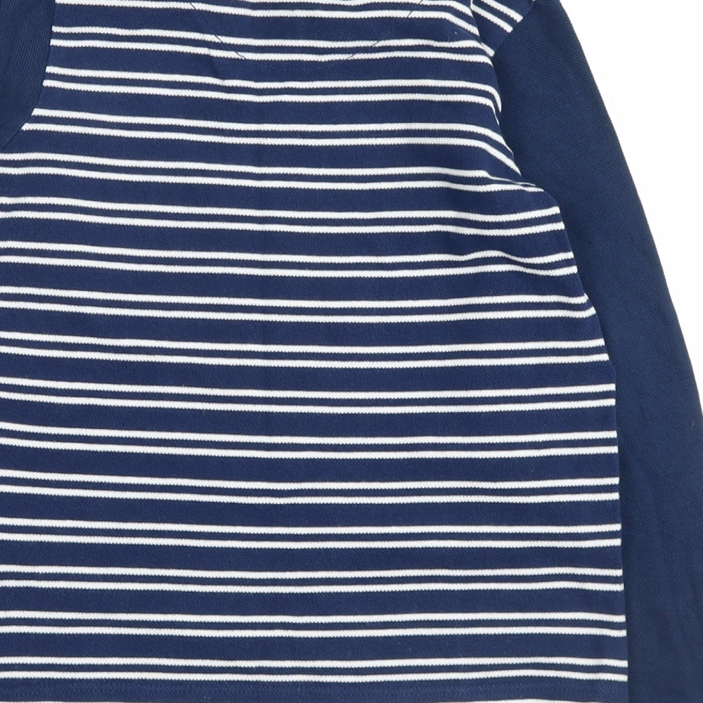 Matalan Boys Blue Striped  Pullover Sweatshirt Size 6-7 Years
