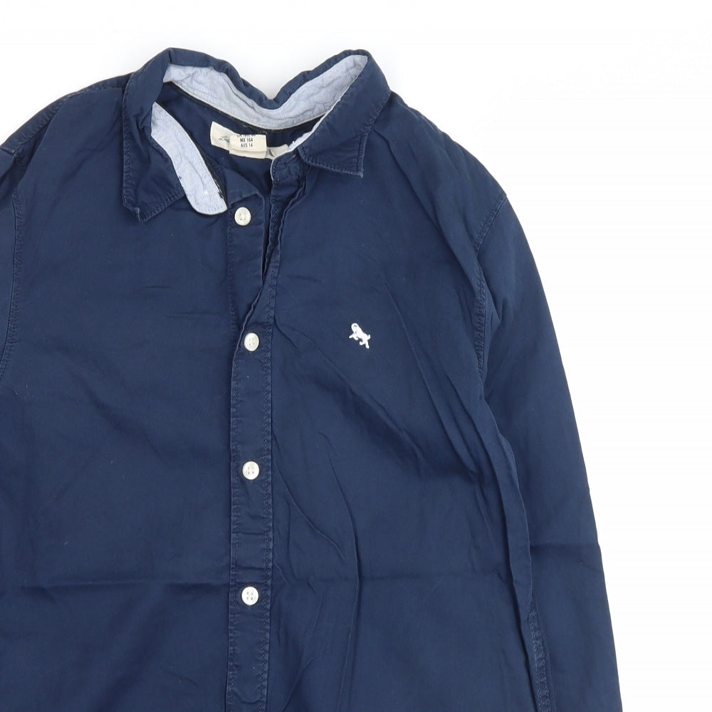 l.o.g.g. Boys Blue   Basic Button-Up Size 13-14 Years