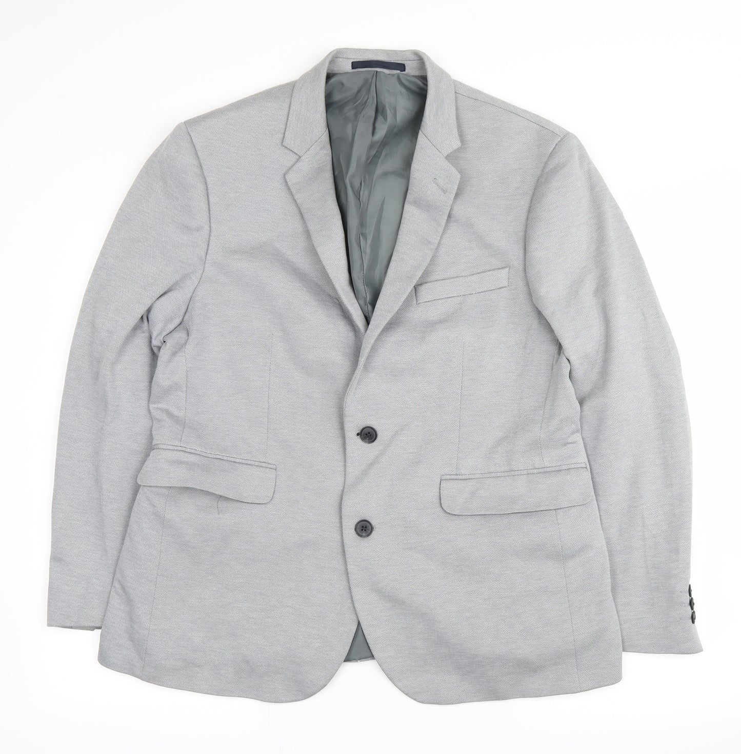 burton menswear Mens Grey   Jacket Blazer Size 42