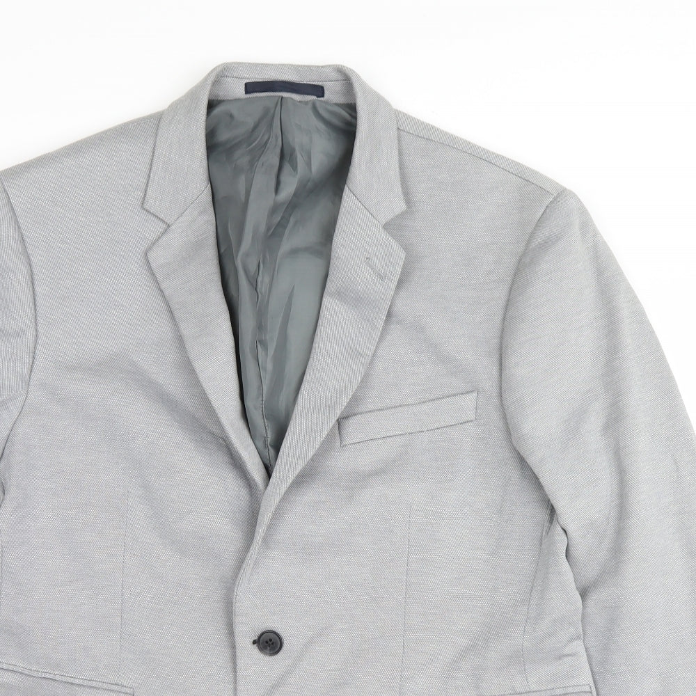 burton menswear Mens Grey   Jacket Blazer Size 42