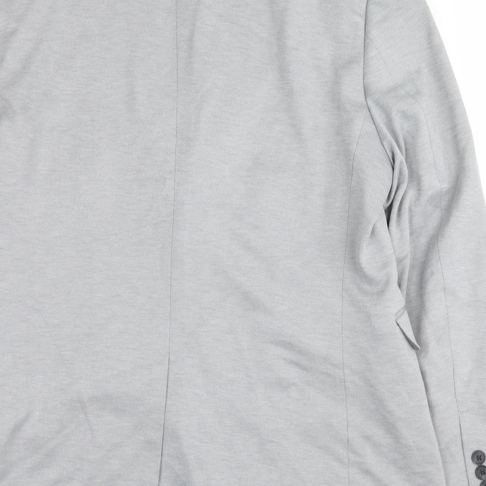 burton menswear Mens Grey   Jacket Blazer Size 42