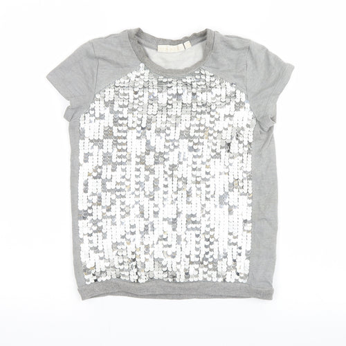 tammygirl Girls Grey   Basic T-Shirt Size 9-10 Years