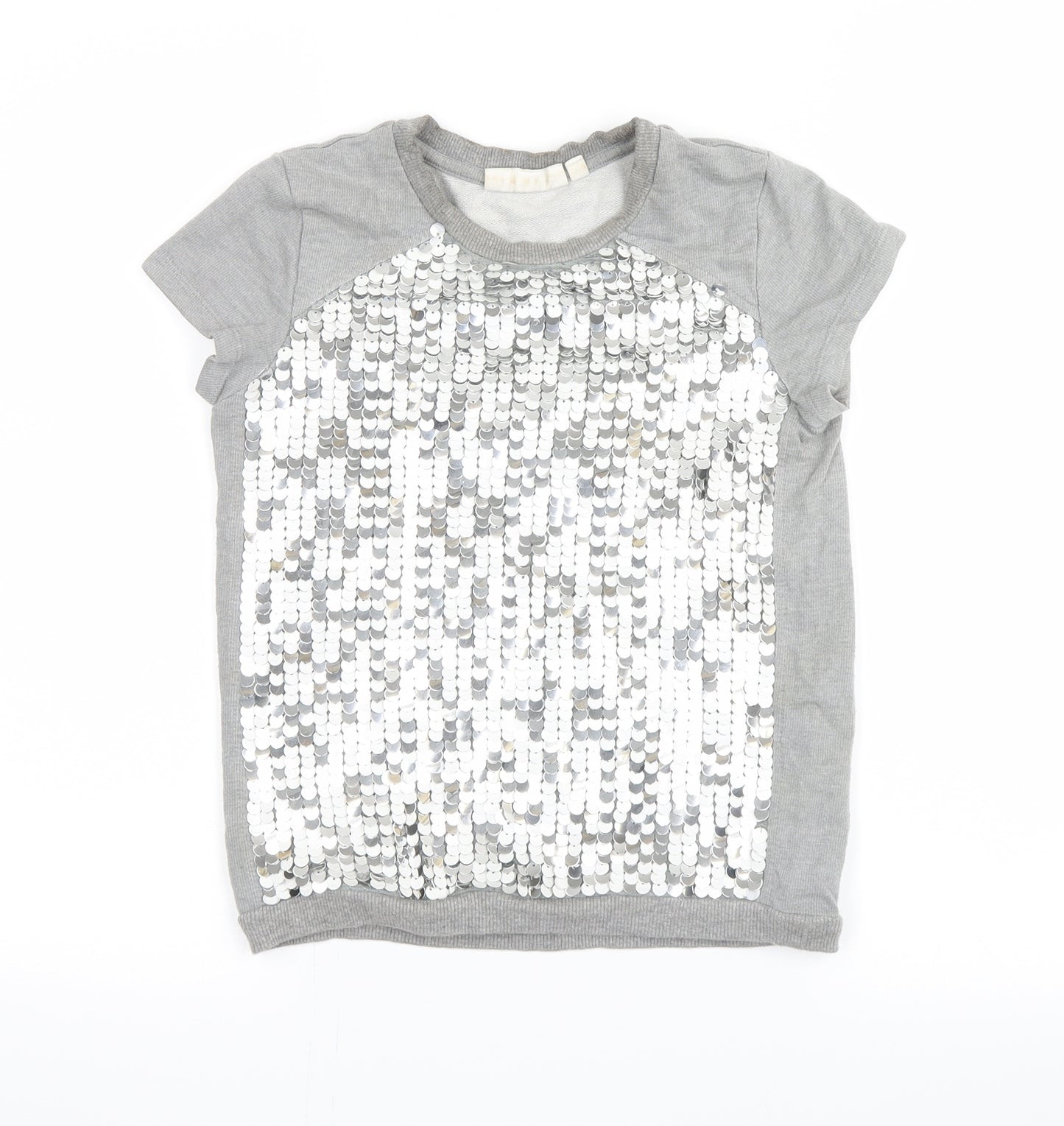 tammygirl Girls Grey   Basic T-Shirt Size 9-10 Years