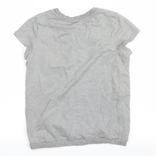 tammygirl Girls Grey   Basic T-Shirt Size 9-10 Years