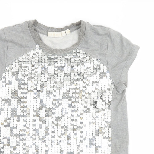 tammygirl Girls Grey   Basic T-Shirt Size 9-10 Years