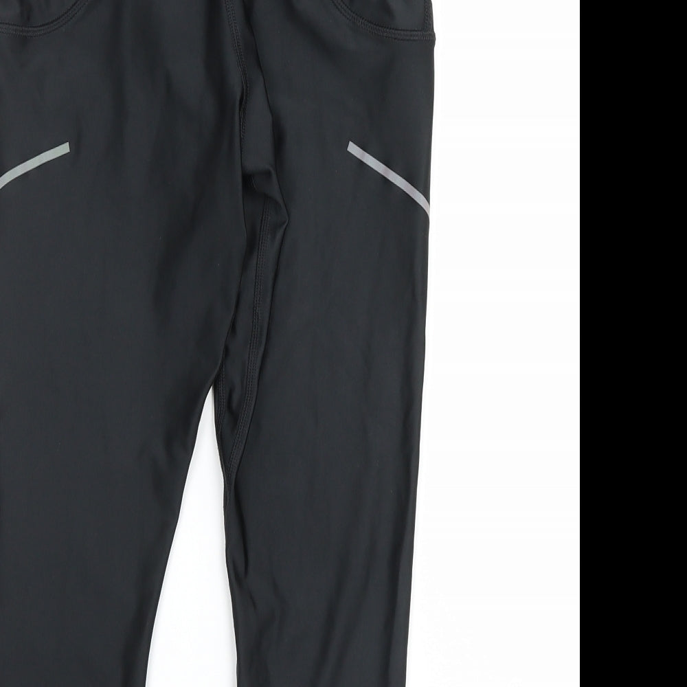 Nike Womens Black   Cropped Leggings Size XS