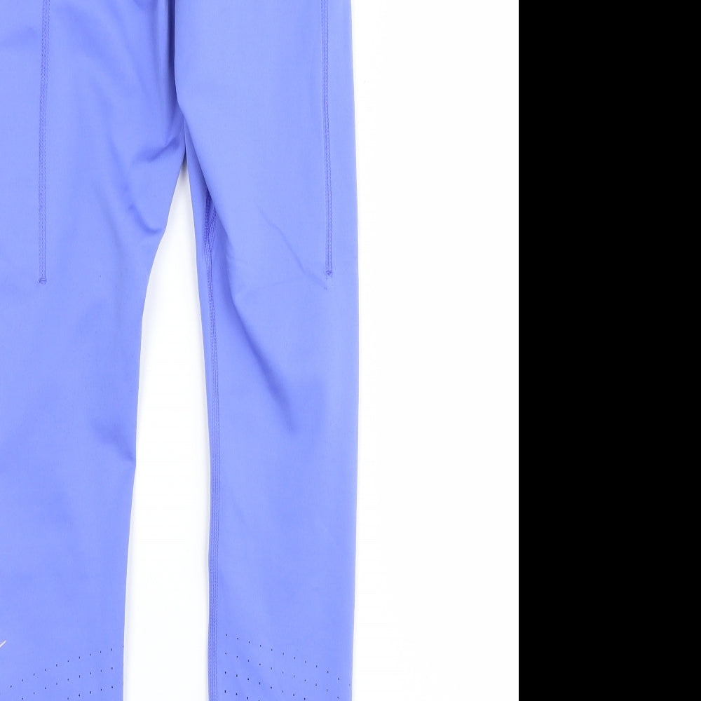 Nike Womens Purple   Track Pants Leggings Size XS