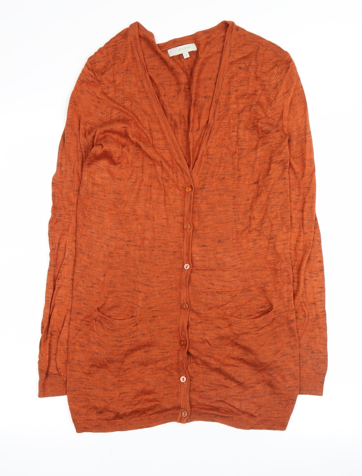 hobbes Womens Orange   Cardigan Jumper Size S