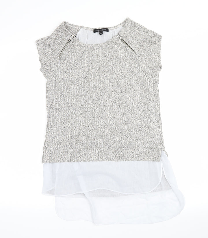Green Envelope Womens Grey   Pullover Jumper Size S